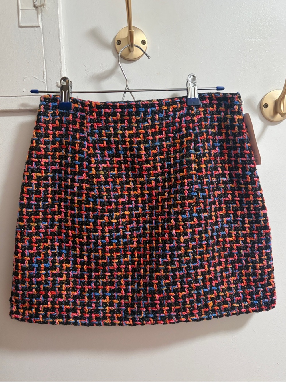 NWT - Multicolor Bouclé Tweed Mini Skirt